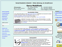 Tablet Screenshot of gerry-mobilfunk.de